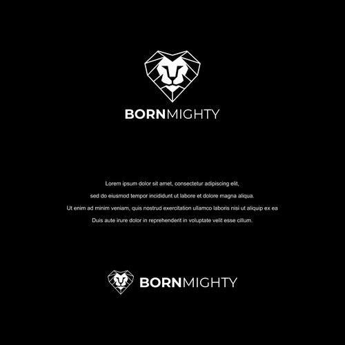 Bring “Born Mighty” Logo and Social To The Masses! Design by BALAKOSA std