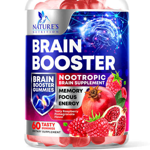 Brain Booster Supplement Design Needed for Nature's Nutrition Design by rembrandtjurin