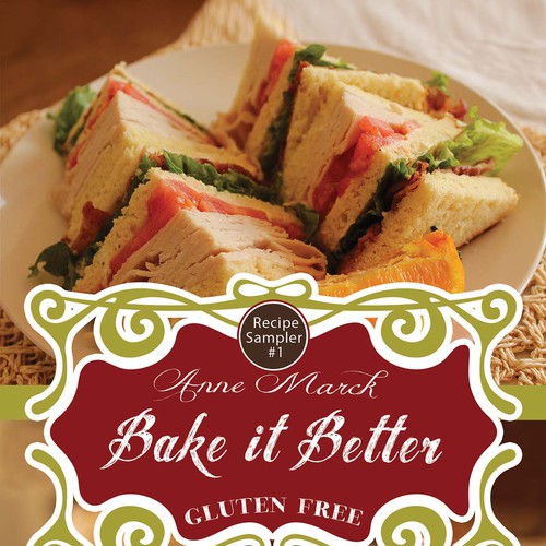 Design di Create a Cover for our Gluten-Free Comfort Food Cookbook di LilaM