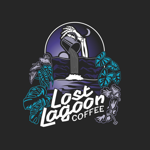 Vibey Coffee Logo for the Tiki Crowd Design by Lindsey Reeves