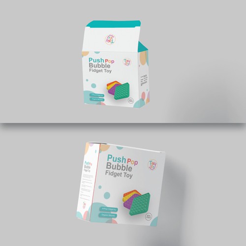 Toy Company in need of a playful, bright, and descriptive packaging. Design by cl3an & the Bridge