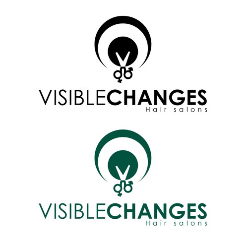Create a new logo for Visible Changes Hair Salons Réalisé par 25dzgn
