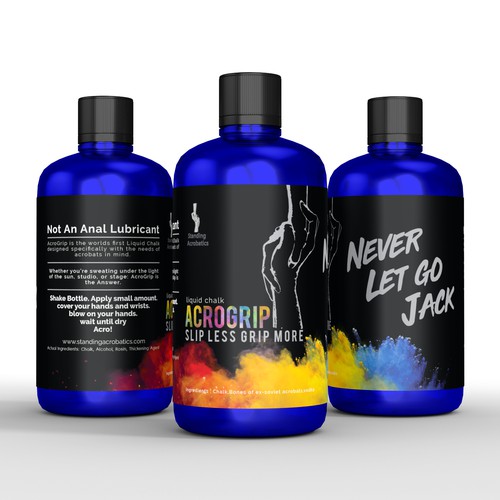 Circus Acrobat needs a product label! Design by interaksi