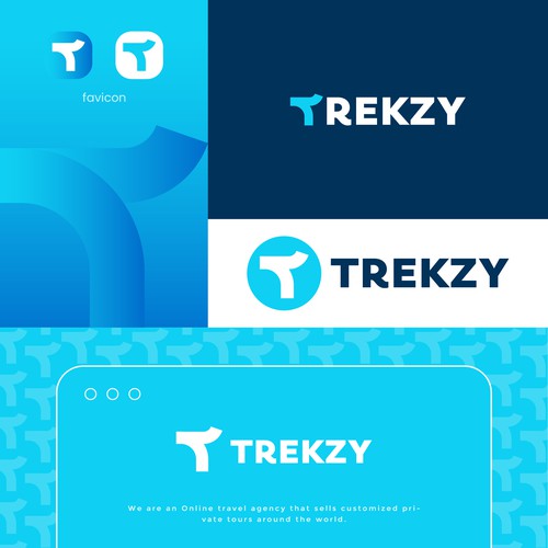 Trekzy - An online travel Agency Design by Yippika