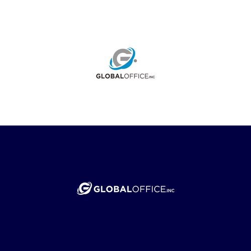 Design a powerful logo for an office equipment company that has global capabilities. Design by Cui_exp