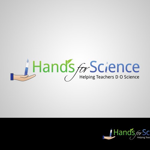 Create the next logo for Hands-for-Science Design by maulinC