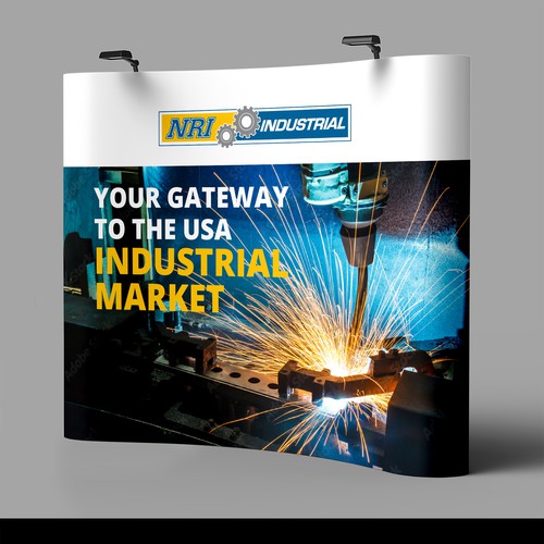 Design a banner for an automation exhibition Design von dezignedge*
