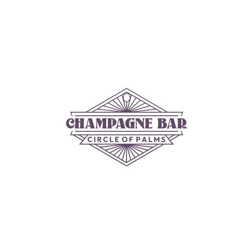 Luxury and modern Champagne Bar logo Design by Dee29ers