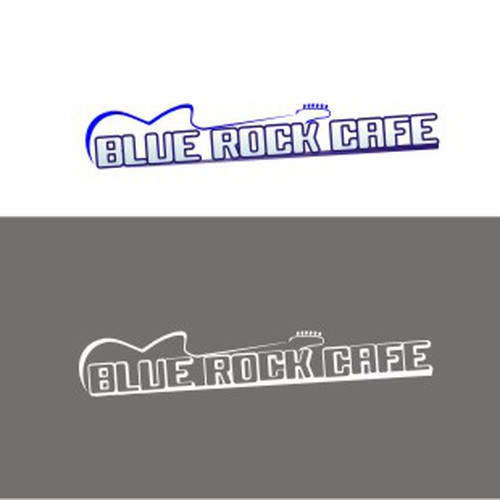 logo for Blue Rock Cafe Réalisé par abelley