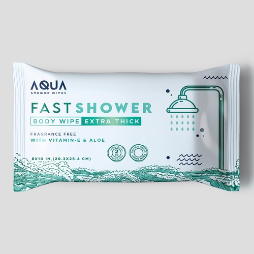 AQUA SHOWER WIPES :D Design by Design_byMe