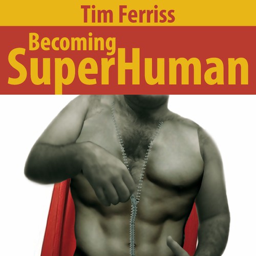 "Becoming Superhuman" Book Cover Diseño de Boaz