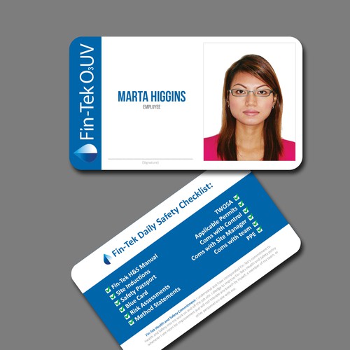 ID Card design Diseño de djox99