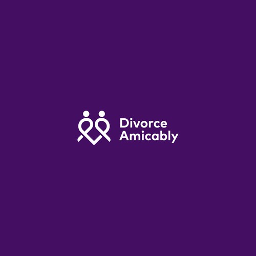 Logo for a new, healthy way for reasonable people to divorce Design by megawon®