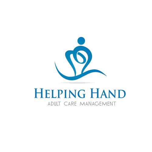 logo for Helping Hand Adult Care Management Design by klod1