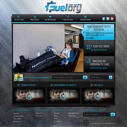 Create the next website design for Fuelary Diseño de GWDS