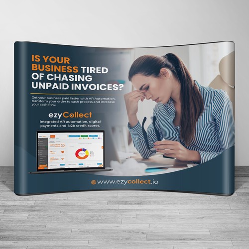 B2B Saas Pull Up Banner for Trade Show Diseño de Sketch Media™