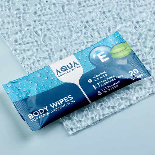 AQUA SHOWER WIPES :D Design by MeDesign✦