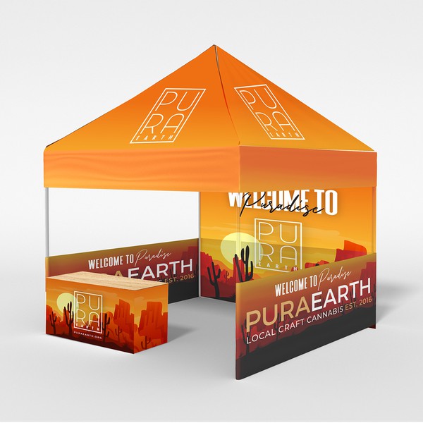 Design by Kosmos Creatives titled "Tradeshow Tent Design"