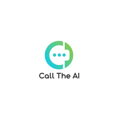 AI Communication Logo Design by yudilima