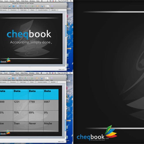 PowerPoint Template for Cheqbook.com
