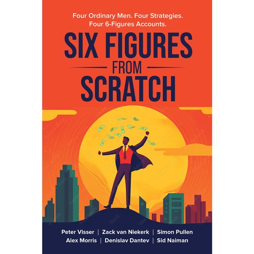 Design an E-book cover that teaches people how to build 6-figure trading accounts, that pops! Design by Graphics House