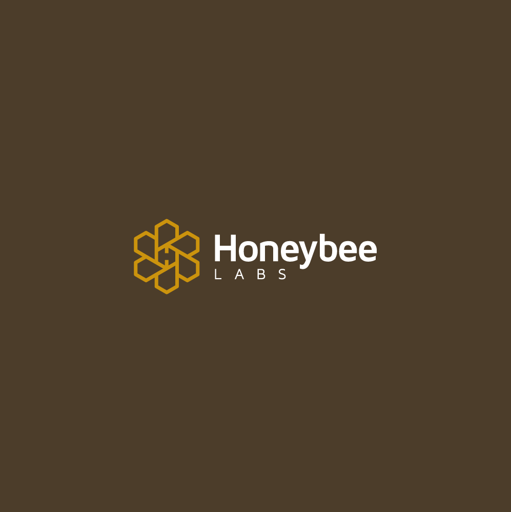 Honeycomb logo with the title 'Logo for Honeybee Labs'