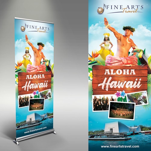 Looking for an Exciting Trade Show Banner for our Travel Company Design by vsardju