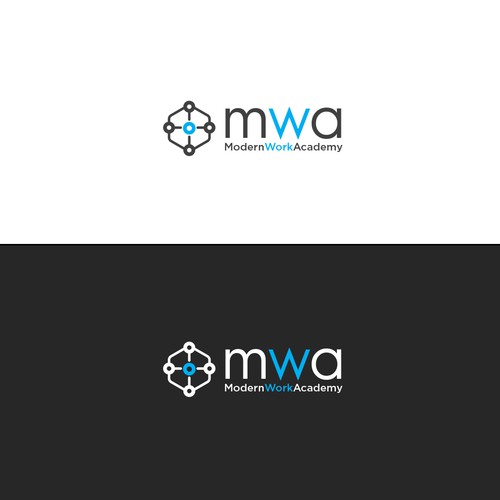 Logo eLearning Plattform Microsoft Cloud (Modern Work Academy) Diseño de andreastan
