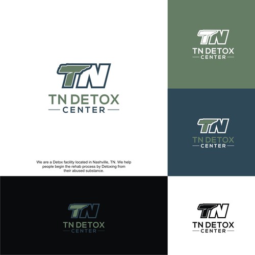 Detox Center Logo Design by @ProSolution.