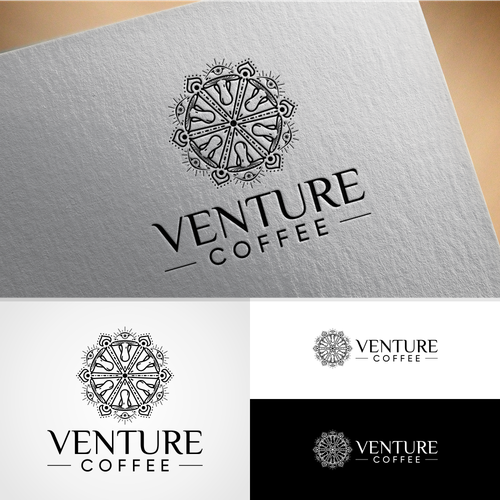 Venture coffee is a newly established coffee company seeking a psychedelic inspired logo! Design by Spidol clasic