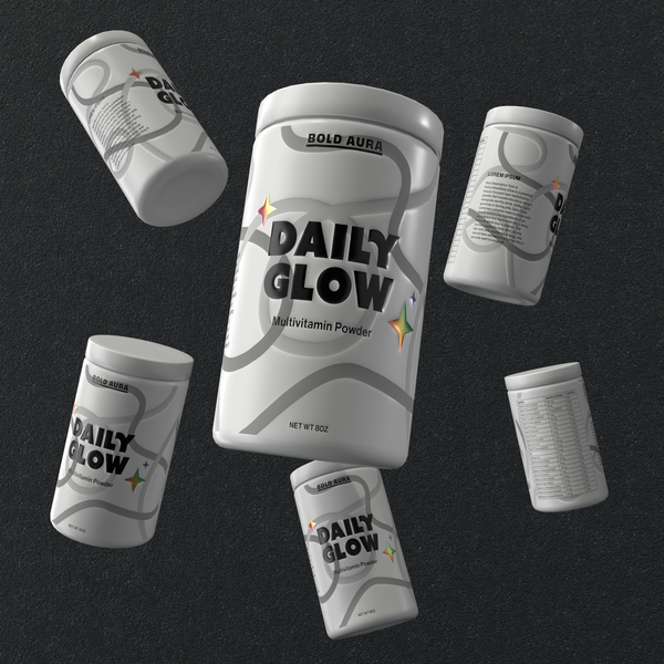 Label Design for Multivitamin Powder for Gen Z