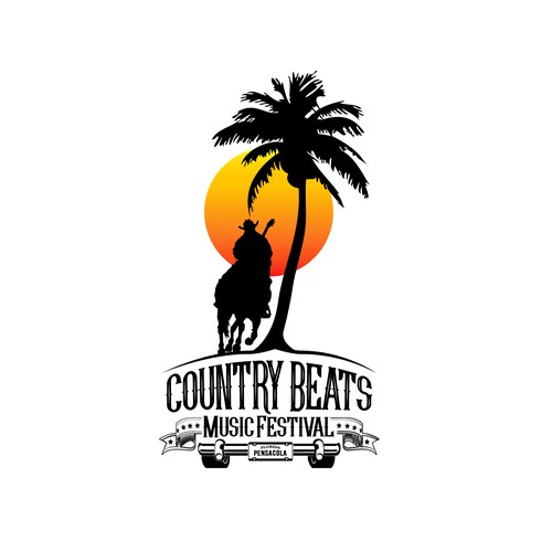 Iconic logo for iconic event for country music festivals in Florida Design by Jarvard