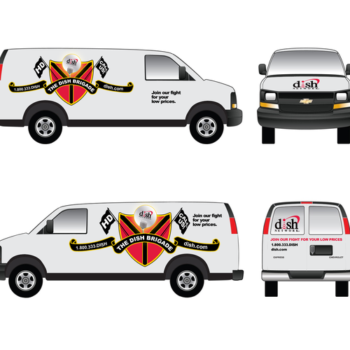 V&S 002 ~ REDESIGN THE DISH NETWORK INSTALLATION FLEET Design by Superstartist