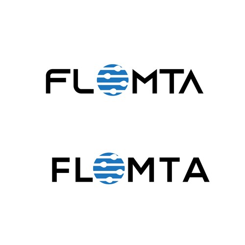 Flomta | Flow /ˈmiːtə/ logo for remote metering application Design by END™