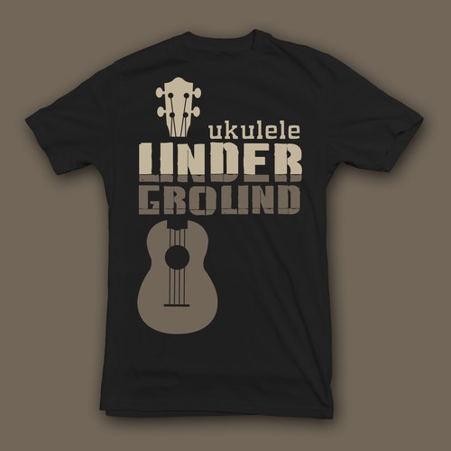 T-Shirt Design for the New Generation of Ukulele Players Design by justshandi