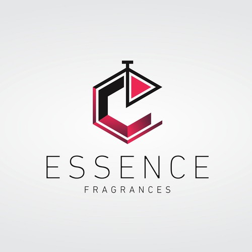 PERFUME Stores LOGO - Fragrances Outlet - ESSENCE Fragrances Design by HeRah