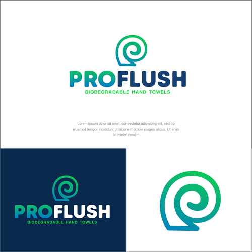 biodegradable flushable hand towels Design by Elesense