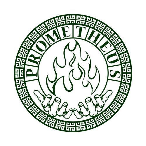 Prometheus God of Fire : logo design Design by AlarArtStudio™