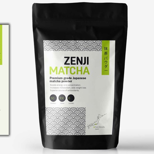 Japanese Matcha Product Needs Label - *GUARANTEED & BLIND* Design by cynemes