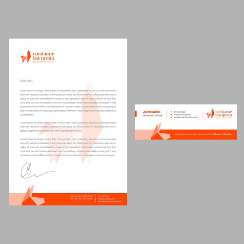 Stationery contest entry by Xclusive16