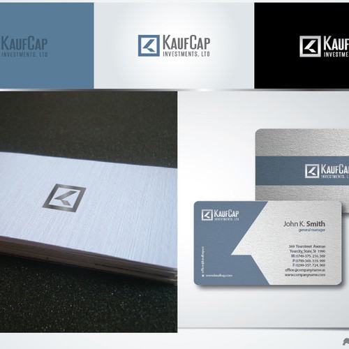 Create the next logo for KaufCap Investments, Ltd. Design by Kaelgrafi