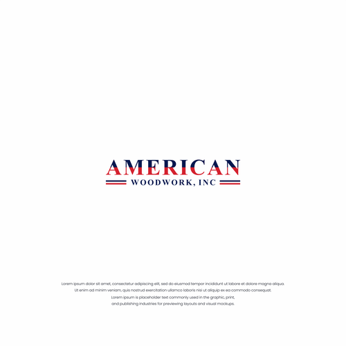 American Woodwork news a new logo Design by DSGNX™