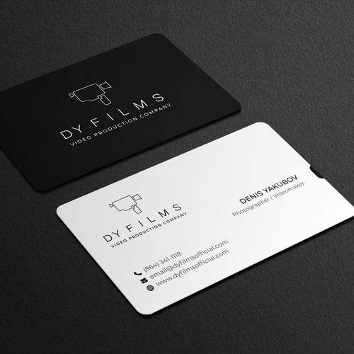 Business card for video production company Design by Galaxiya