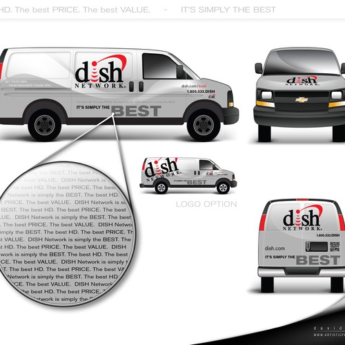 V&S 002 ~ REDESIGN THE DISH NETWORK INSTALLATION FLEET Design by artisticperson.com