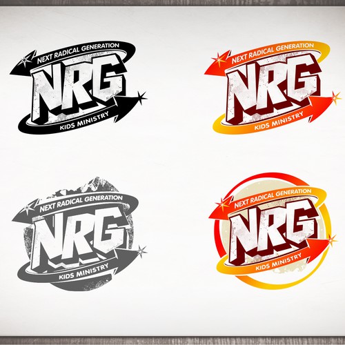 NRG - Be apart of a Kids Ministry start up! Not your typical design contest! Design by HJR