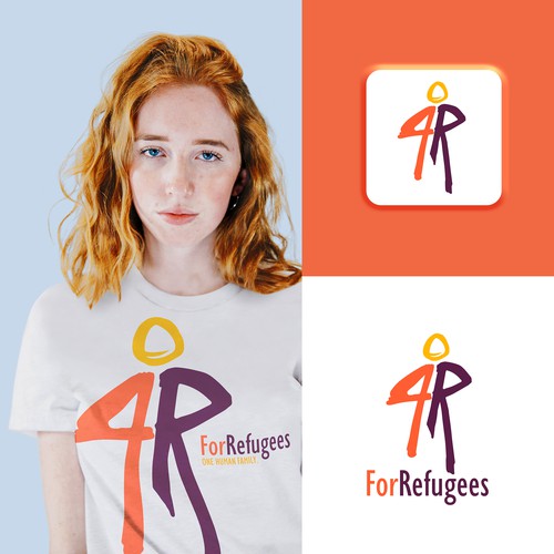 Design a modern new logo for a dynamic refugee charity Diseño de Bigsnooze Digital