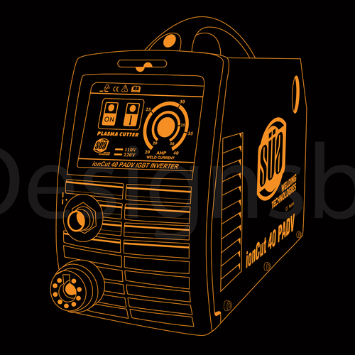 Plasma Cutter Machine, Cover, Panel and Packaging Design Design by DesignSBS