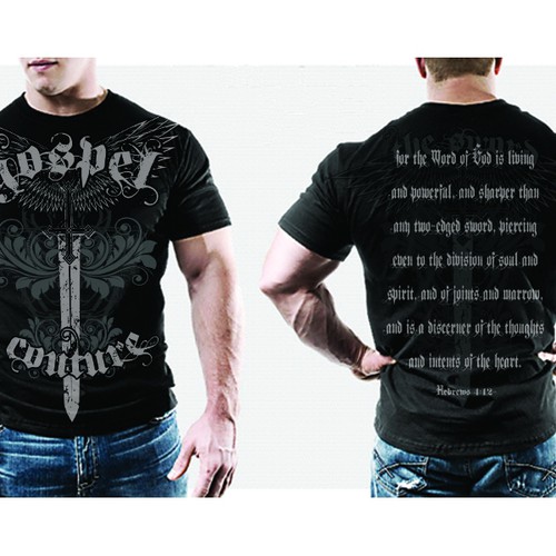 New t-shirt design wanted for GOSPEL couture Design by jsummit
