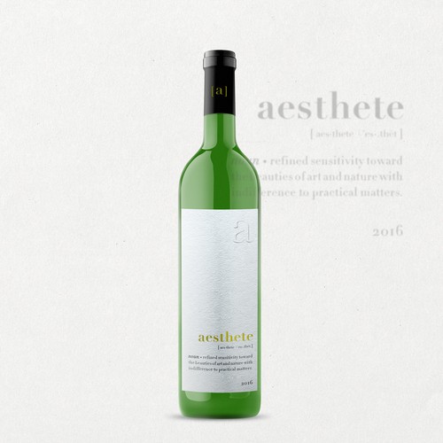 Design di Minimalistic wine label needed di O Ñ A T E