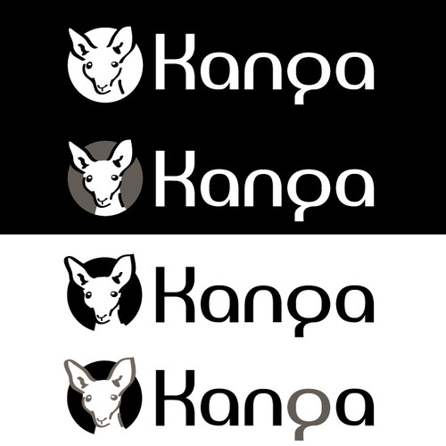 logo for Kanga Design by Wolfies